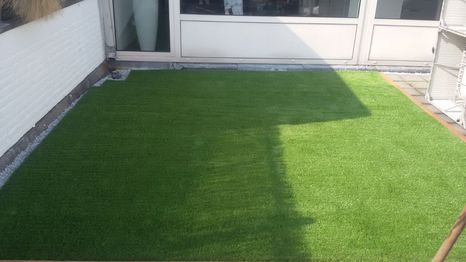 Kunstgras op dakterras