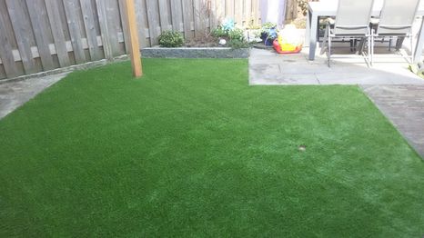 Kunstgras achtertuin Uden